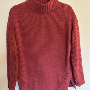 Cozy Pink Turtleneck Sweater